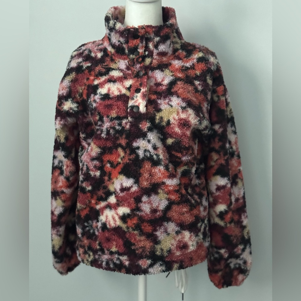 LOFT Multicolor Teddy Jacket Size XSP